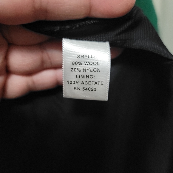 Banana Republic Wool Blend A-line Republic Green Coat - XL - Picture 7 of 10